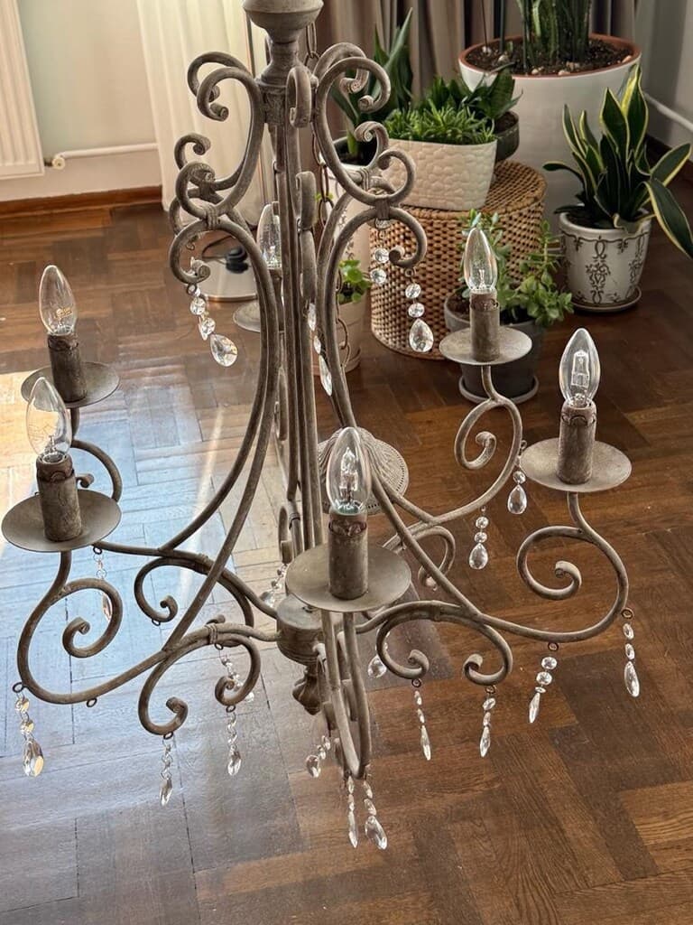 John Lewis Metal Candle Holder – Elegant Home Decor – Free to Give Away - Photo 1